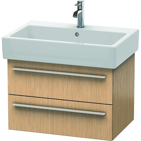 Xl Vanity Unit #045470 Brush Oak 448X650X443mm Wall-Mounted